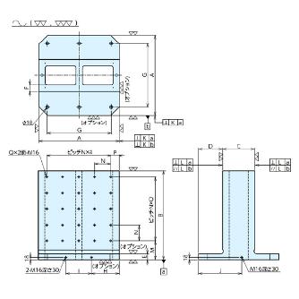 （株）ナベヤ MCツーリングブロック 2面スタンダード TPH ＭＣツーリングブロック　２面スタンダード TPH05S-20050