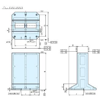 （株）ナベヤ MCツーリングブロック 2面軽量タイプ TBL ＭＣツーリングブロック　２面軽量タイプ TBL03S-15028