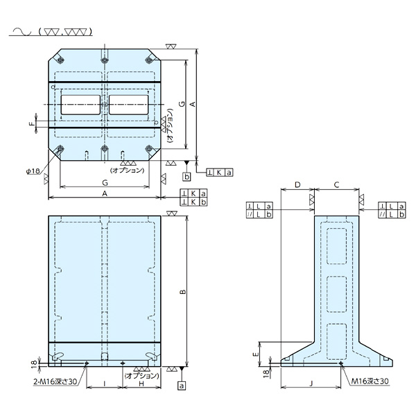 （株）ナベヤ MCツーリングブロック 2面軽量タイプ TBL ＭＣツーリングブロック　２面軽量タイプ TBL03S-15028