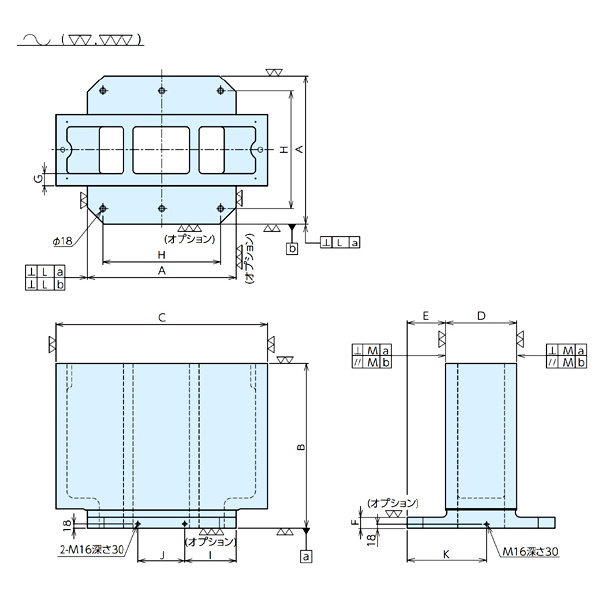 （株）ナベヤ MCツーリングブロック2面オーバーハング TOS ＭＣツーリングブロック２面オーバーハング TOS05S-20080B