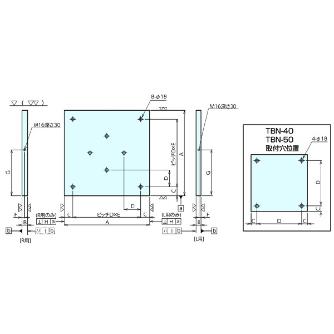 （株）ナベヤ TBN用プレート TBN ＴＢＮ用プレート TBN50040R