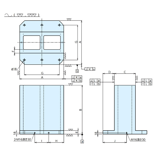 （株）ナベヤ MCツーリングブロック 2面低熱膨張仕様 TLT ＭＣツーリングブロック　２面低熱膨張仕様 TLT05S-25055