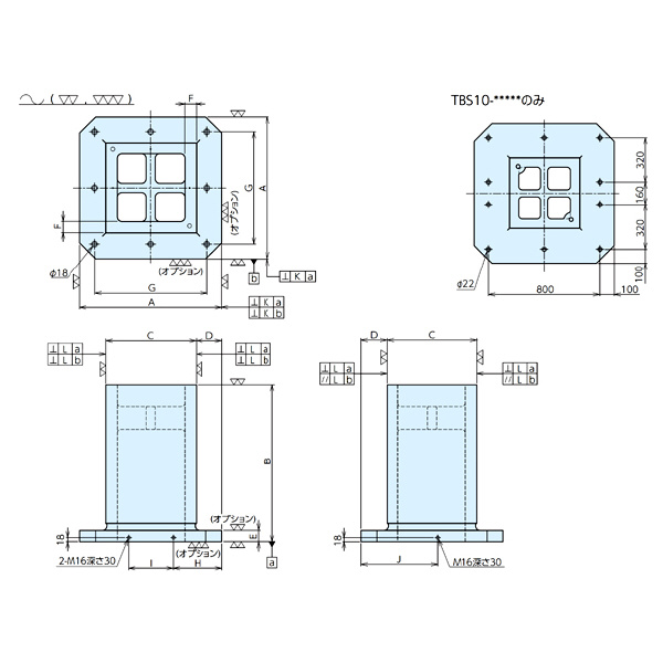 （株）ナベヤ MCツーリングブロック 4面スタンダード TBS ＭＣツーリングブロック　４面スタンダード TBS05-25060