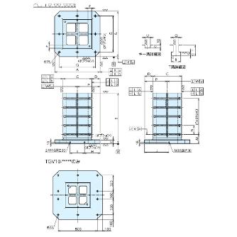 （株）ナベヤ MCツーリングブロック 4面スタンダード TGV ＭＣツーリングブロック　４面スタンダード TGV06-45060