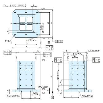 （株）ナベヤ MCツーリングブロック 4面スタンダード TPH ＭＣツーリングブロック　４面スタンダード TPH04-20045