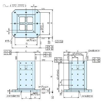 （株）ナベヤ MCツーリングブロック 4面スタンダード TPH ＭＣツーリングブロック　４面スタンダード TPH05-35055
