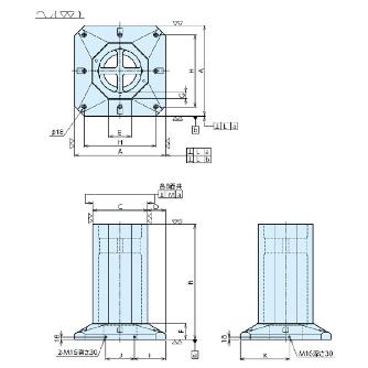 （株）ナベヤ MCツーリングブロック 8面タイプ TB8F ＭＣツーリングブロック　８面タイプ TB8F05-20070