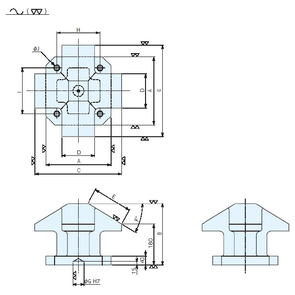 （株）ナベヤ MCツーリングブロック 5軸対応タイプ TB5X ＭＣツーリングブロック　５軸対応タイプ TB5X04-15027