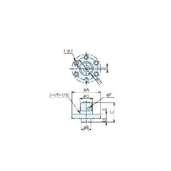 （株）ナベヤ Qーロックエレメント ピン ネジ式 QLTF Ｑ－ロックエレメント　ピン　ネジ式 QLTF32RP