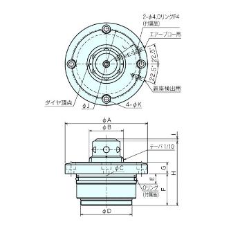 （株）ナベヤ Qーロックエレメント ピン 油圧式 単動 QLSM Ｑ－ロックエレメント　ピン　油圧式　単動 QLSM03DP