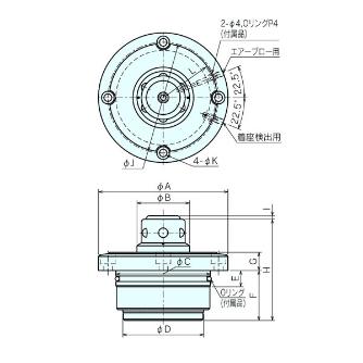 （株）ナベヤ Qーロックエレメント ピン 油圧式 単動 QLSM Ｑ－ロックエレメント　ピン　油圧式　単動 QLSM10CP