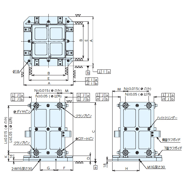 （株）ナベヤ Qーロック内蔵4面イケール TBQ Ｑ－ロック内蔵４面イケール TBQ400T