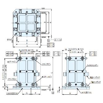 （株）ナベヤ Qーロック内蔵4面イケール TBQ Ｑ－ロック内蔵４面イケール TBQ630T