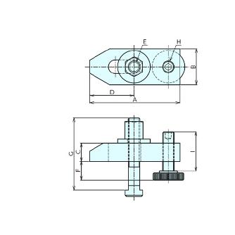 （株）ナベヤ アジャストクランプ APC アジャストクランプ APC10080