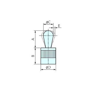 （株）ナベヤ クランプピン シール付き CPA クランプピン　シール付き CPA1016P-1