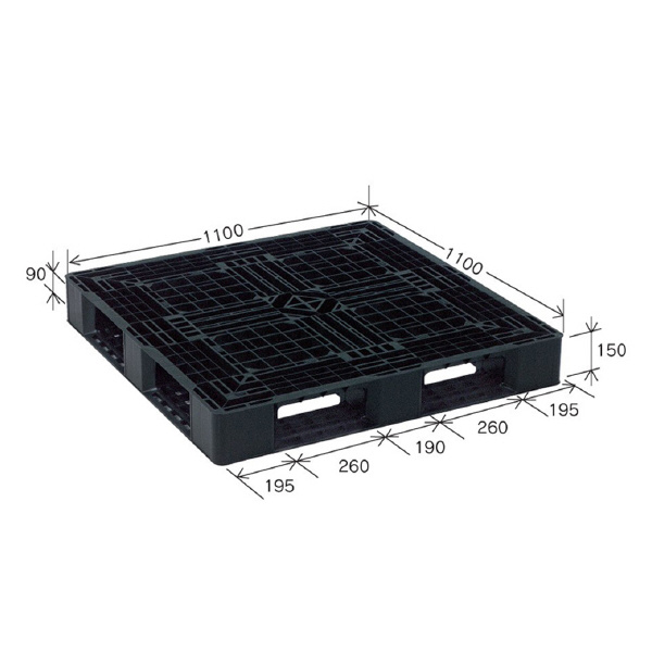 岐阜プラスチック工業（株） リスパレット JLタイプ JL リスパレット　ＪＬタイプ JL-D4-1111L ﾌﾞﾗﾂｸ