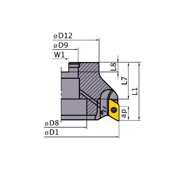 三菱マテリアル（株） カッタ 多機能用(アーバタイプ) BXD カッタ　多機能用（アーバタイプ） BXD4000R12507EA