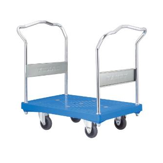 花岡車輌（株） ダンディ台車 Pシリーズ 大 UPA-LD プラスチック台車　ガードフェンス付 UPA-LD-GF