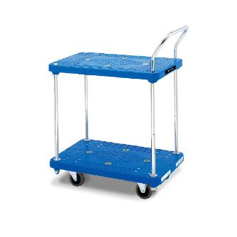 花岡車輌（株） ダンディ台車 Pシリーズ 小 PL-BT2 プラスチック台車　ガードフェンス付 PL-BT2-GF