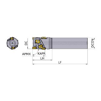 三菱マテリアル（株） カッタ 深切込み用(シャンクタイプ) VPX カッタ　深切込み用（シャンクタイプ） VPX200R222SA20S01404