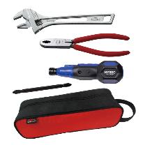 （株）ロブテックス 電ドラ・工具3点セット(ポーチ付) HBUM3ASET