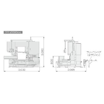 大東精機（株） バンドソーマシン GT バンドソーマシン GTE25580CNC