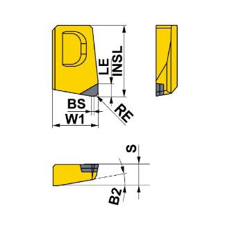 三菱マテリアル（株） カッタチップ NP-GOEN カッタチップ（ＣＢＮ） NP-GOEN1404PXSR05 MB4120