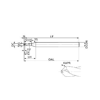 三菱マテリアル（株） 超硬ソリッドドリル DLE 超硬ソリッドドリル DLE0100S030P090 DP102A