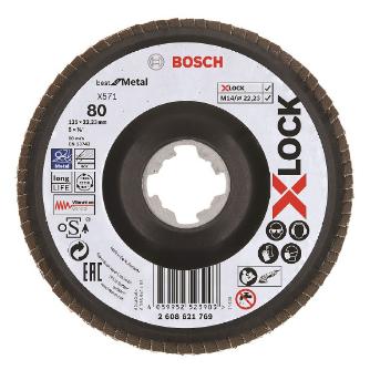 ボッシュ（株） X－LOCK 研磨ディスク(ベントタイプ) ＸＬ研磨ディスク 2608621769