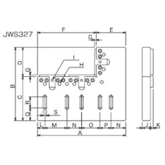 日本オートマチックマシン（株） 精密ワイヤーカットパレット JWS 精密ワイヤーカットパレット JWS327