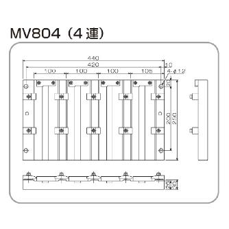 日本オートマチックマシン（株） 精密多連バイス MV 精密多連バイス MV804MP