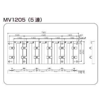 日本オートマチックマシン（株） 精密多連バイス MV 精密多連バイス MV1205WP