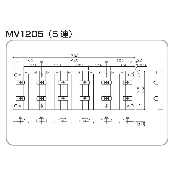 日本オートマチックマシン（株） 精密多連バイス MV 精密多連バイス MV1205WS