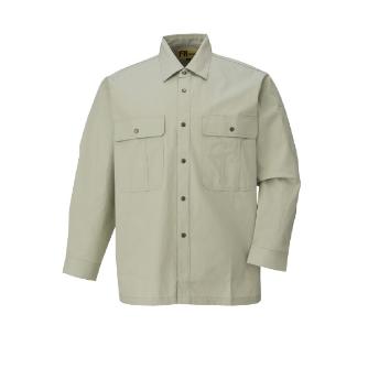 日新被服（株） 長袖シャツ C1044-01 長袖シャツ C1044-01-S ｱｰｽｸﾞﾘﾝ