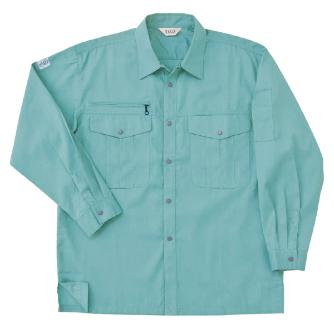 日新被服（株） 長袖シャツ E5514-16 長袖シャツ E5514-16-3L ﾅｲﾙｸﾞﾘﾝ