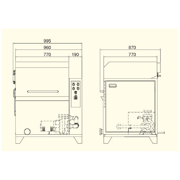 有光工業（株） 部品洗浄機 AJC 部品洗浄機 AJC-86L