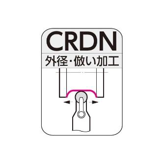 住友電気工業（株） SEC－ソリッドスミボロン用バイトホルダ CRDN ＳＥＣ－ソリッドスミボロン用バイトホルダ CRDNN2525-42