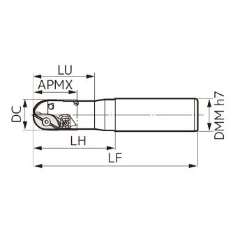 住友電気工業（株） SEC-ウェーブボール エンドミル WBMR-L ＳＥＣ－ウェーブボール　エンドミル WBMR2500ML
