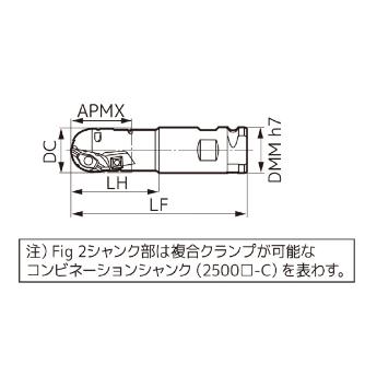住友電気工業（株） SEC-ウェーブボール エンドミル WBMR-L ＳＥＣ－ウェーブボール　エンドミル WBMR2500SL-C