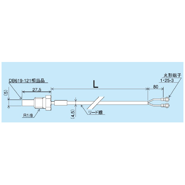 ダイキン工業（株） オイルコン用機体同調用サーミスタ AKZ オイルコン用機体同調用サーミスタ AKZ8-OP-K5