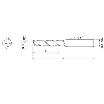 日進工具（株） アルミ用（非鉄用）エンドミル NEA-2 アルミ用（非鉄用）エンドミル NEA-2 3X10