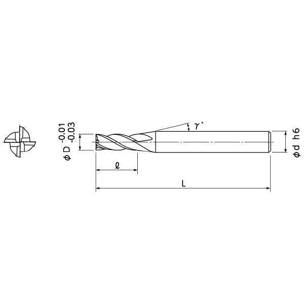 日進工具（株） 無限ピンカドエンドミル MSE 無限ピンカドエンドミル MSE430P 1