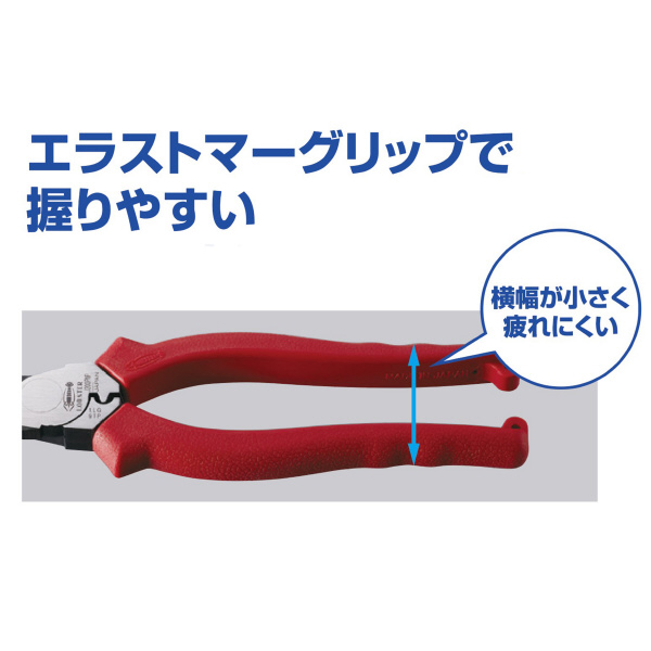 （株）ロブテックス パワーニッパー 薄刃 J パワーニッパー　薄刃 J225PWNU