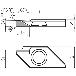京セラ（株） チップ ダイヤ・CBN 溝用 TKF チップ　ダイヤ・ＣＢＮ　溝用 TKF16L250-AS KPD001