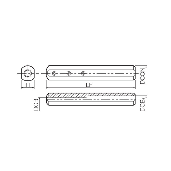 京セラ（株） ホルダ 内径旋削用 SH ホルダ　内径旋削用 SH0416-100