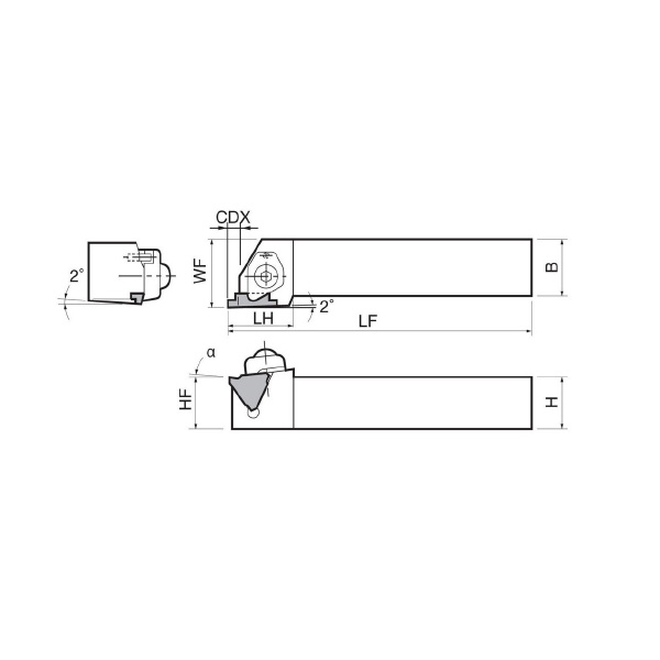 京セラ（株） ホルダ 溝用 KGB ホルダ　溝用 KGBL2020K-16