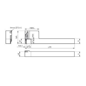 京セラ（株） ホルダ 内径旋削用 SVNS ホルダ　内径旋削用 SVNSR1010K-12-06XN