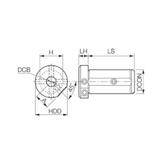 京セラ（株） ホルダ 内径旋削用 SHC ホルダ　内径旋削用 SHC1050-95