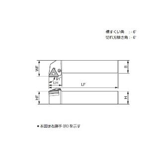 京セラ（株） ホルダ 外径旋削用 PTGN ホルダ　外径旋削用 PTGNR2020K-11
