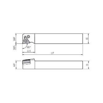 京セラ（株） ホルダ 外径旋削用 PTLN ホルダ　外径旋削用 PTLNR2020JX-16FF